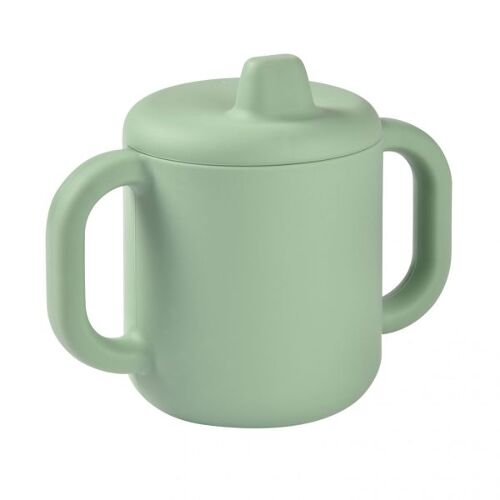 Les Petits Marmots | Tasse d'apprentissage en silicone Beaba - Vert