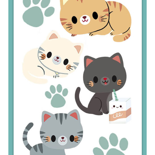 Les Petits Marmots | P'tits tattoos - Chats