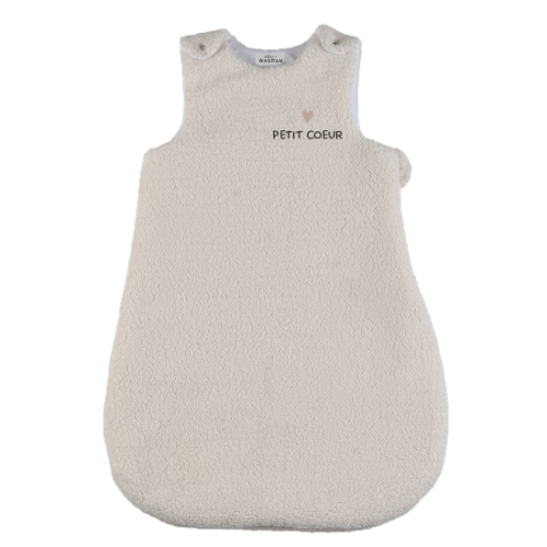 Les Petits Marmots | Gigoteuse hiver 0-12mois - Moumoute blanc