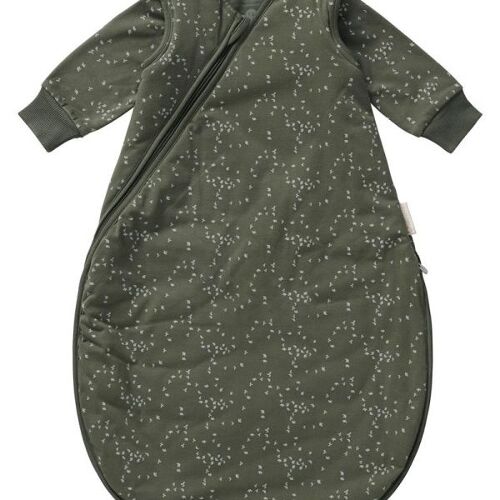 Les Petits Marmots | Gigoteuse d'hiver avec manches amovibles - green