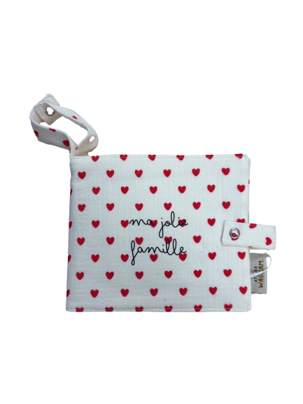 Les Petits Marmots | Mini-album photo - Coeurs rouges