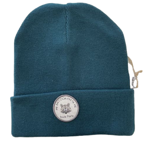Les Petits Marmots | Bonnet raton enfant - Vert canard