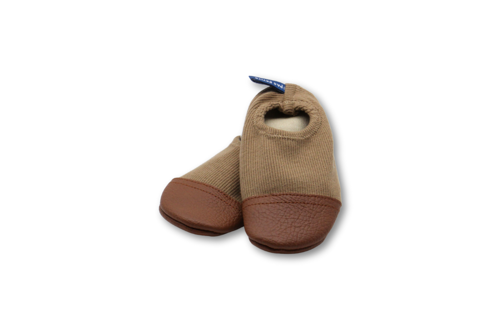 Les Petits Marmots | Chaussons souples - Les petits jerseys Noisettes