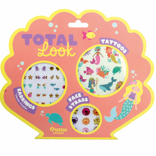 Les Petits Marmots | Total look sirène - Tattoos, boucles d'oreilles