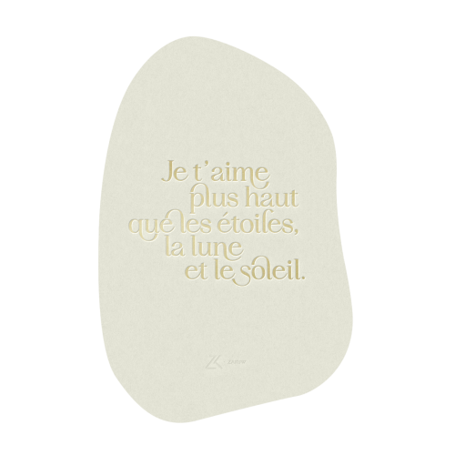Les Petits Marmots | Carte postale - Je t'aime plus haut que les étoiles