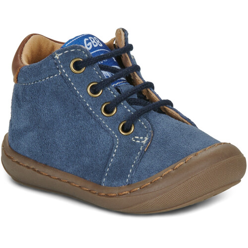 Les Petits Marmots | Baskets GBB laninou - jean cognac bleu 