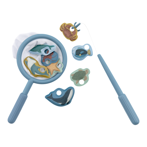 Les Petits Marmots | Jeu de pêche - Bleu