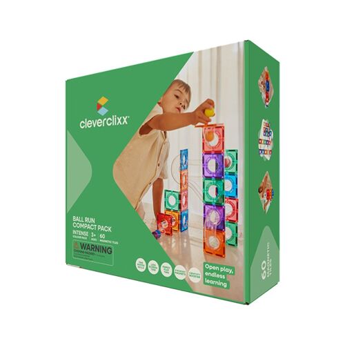 Les Petits Marmots | Kit de 60 pièces magnétiques avec circuit balles Cleverclixx 