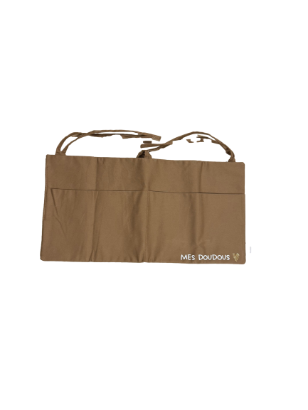 Les Petits Marmots | Range-doudou - Marron