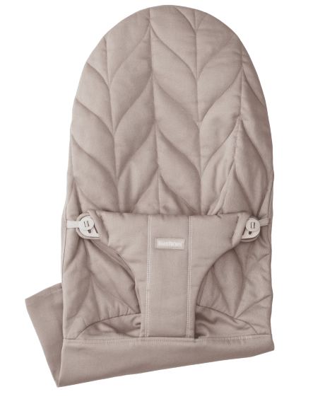 Les Petits Marmots | Housse pour transat Bliss - Gris sable, tissé matelassage pétale