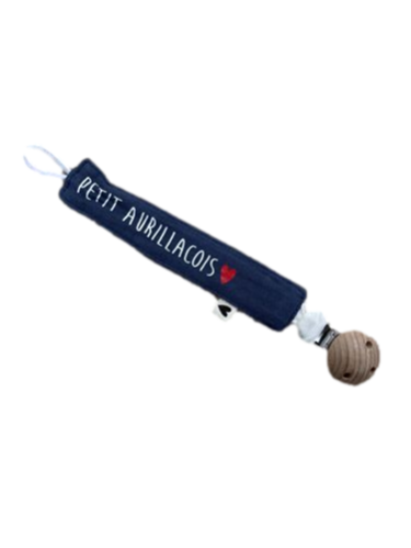 Les Petits Marmots | Attache tétine bleu- Petit Aurillacois