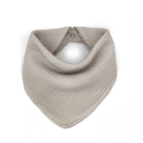 Les Petits Marmots | Bavoir bandana - Latte