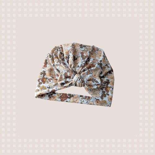 Les Petits Marmots | Turban en jersey - Liberty boheme