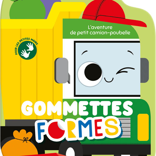 Les Petits Marmots | Gommettes formes - L'aventure de petit camion-poubelle