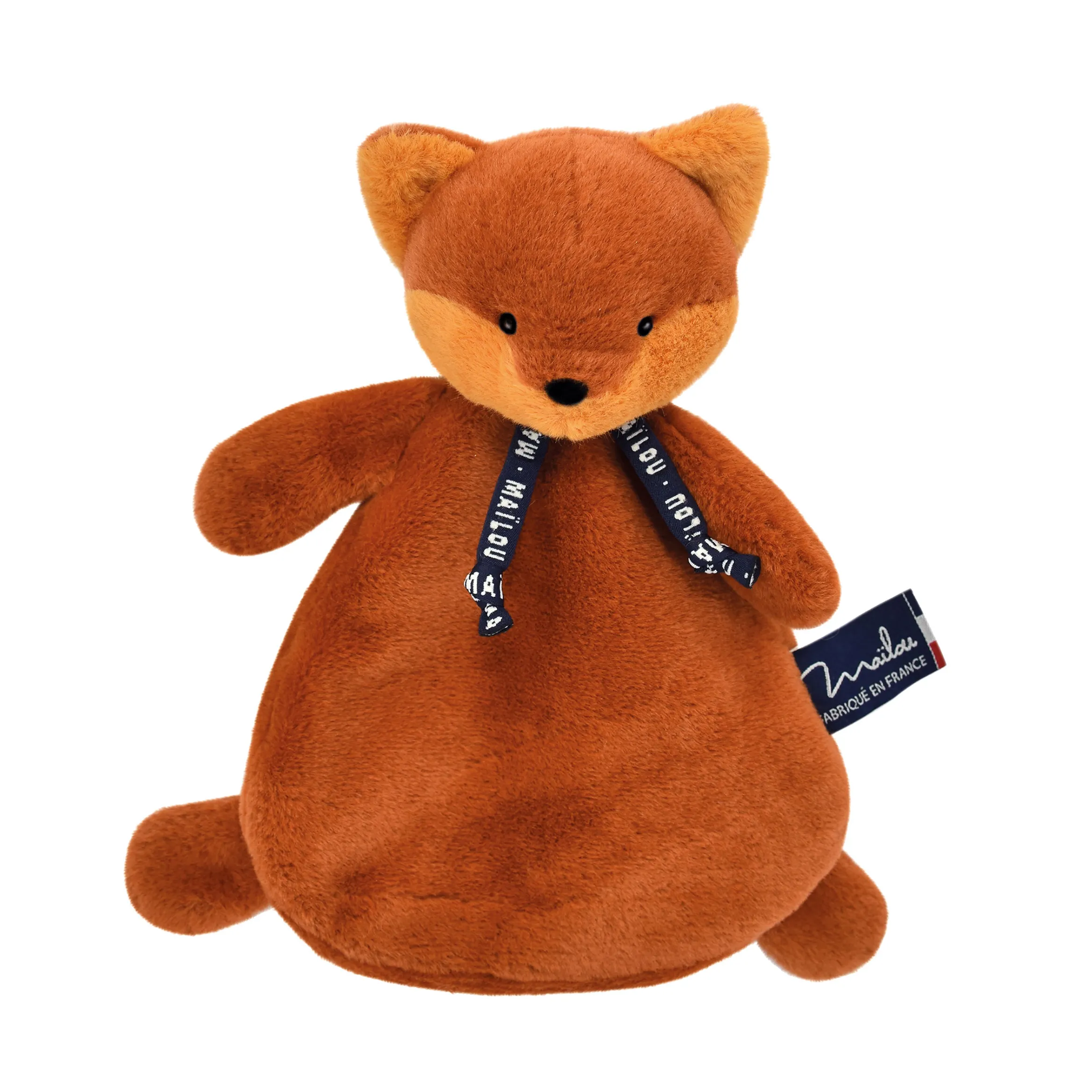 Les Petits Marmots | Doudou plat Renard Roux Dorlotin – 24 cm