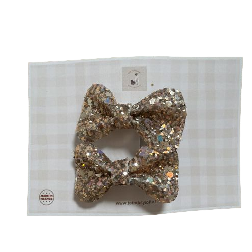 Les Petits Marmots | Duo d'étoiles paillettes dorées