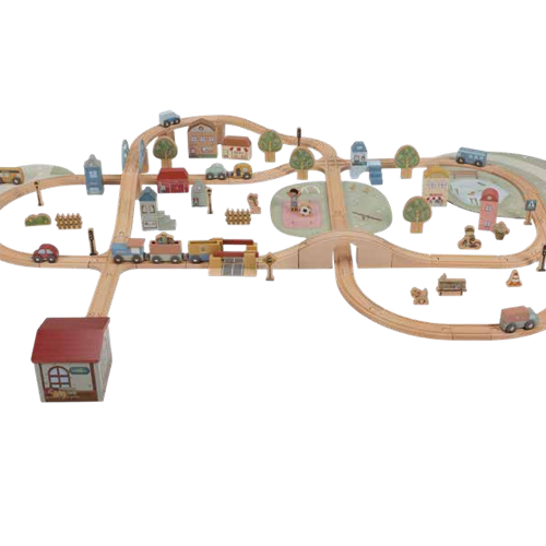 Les Petits Marmots | Circuit de train XXL en bois FSC 