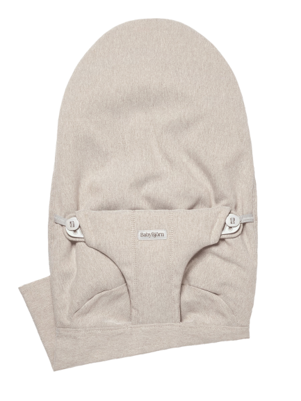 Les Petits Marmots | Housse pour transat Bliss - Beige clair, tissé chiné
