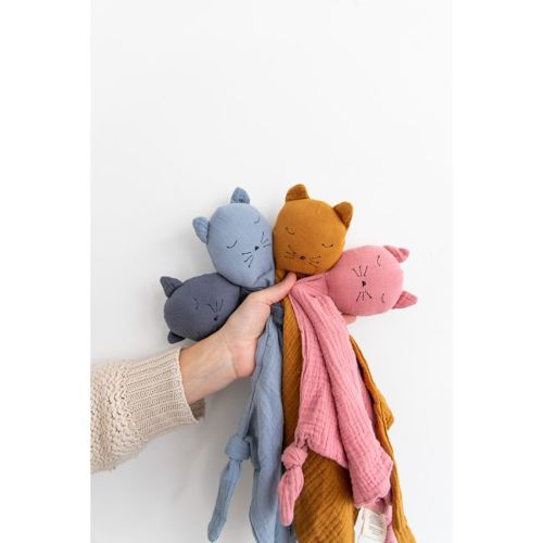 Les Petits Marmots | Doudou lange - Chat 