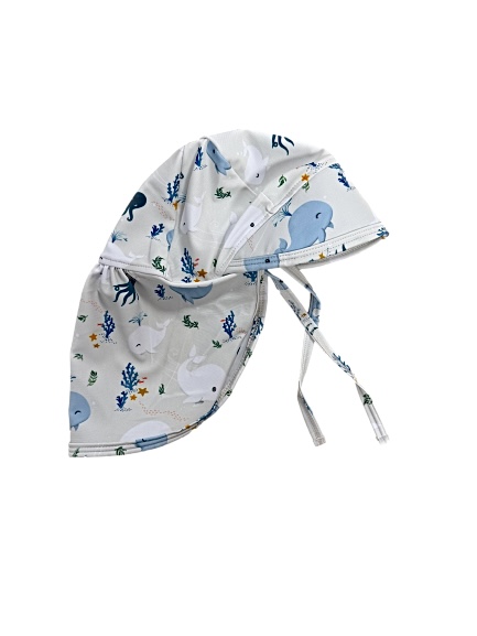 Les Petits Marmots | Casquette anti-UV 1-3 ans - Les contes Christian La Baleine