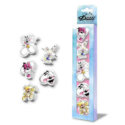 Les Petits Marmots | Set gommes 3D - Diddl