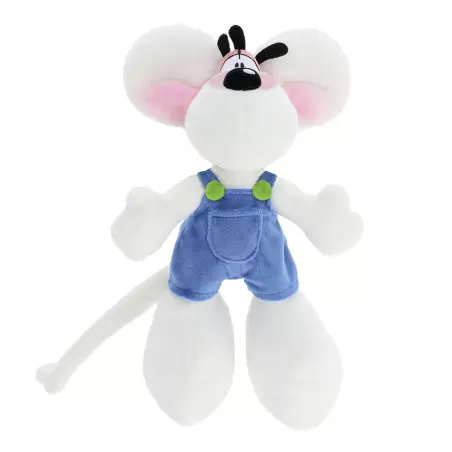 Les Petits Marmots | Peluche Diddl en salopette Bleue 30cm - Diddl