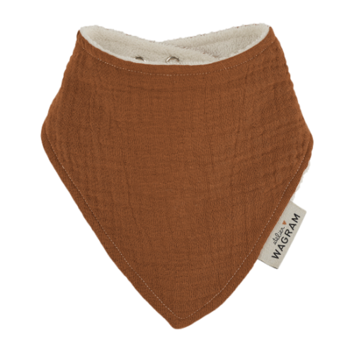 Les Petits Marmots | Bavoir bandana Atelier Wagram - Caramel