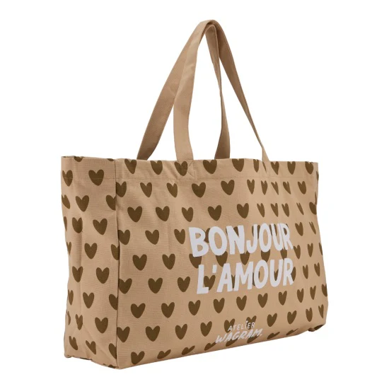 Les Petits Marmots | Sac cabas XL - Bonjour l'amour