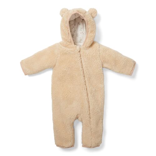 Les Petits Marmots | Combi pilote grenouillère teddy - Sand 