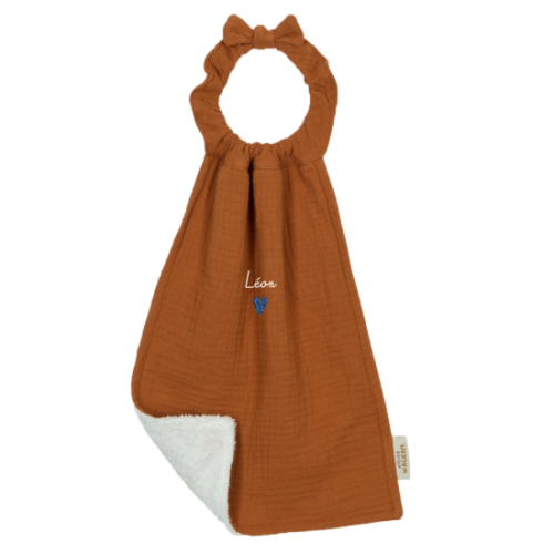 Les Petits Marmots | Serviette de cantine éponge - Caramel