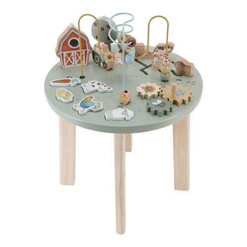 Les Petits Marmots | Table d'activités en bois FSC - Little Farm