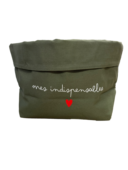 Les Petits Marmots | Panière de rangement - Vert