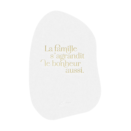 Les Petits Marmots | Carte postale - La famille s'agrandit le bonheur aussi