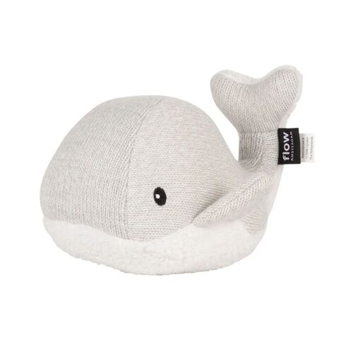 Les Petits Marmots | Peluche bruit blanc - Moby La Baleine gris