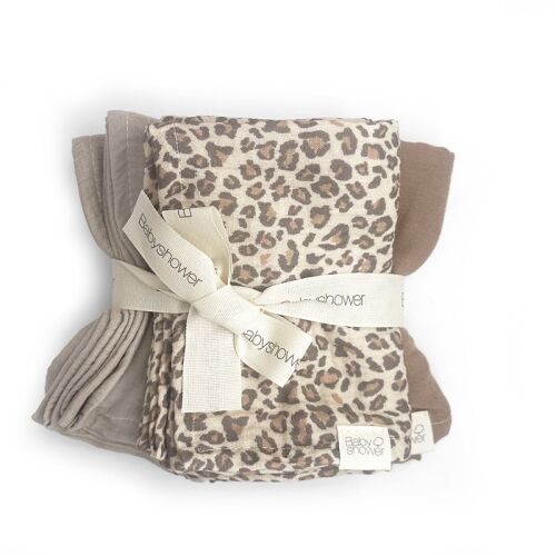 Les Petits Marmots | Set de 3 langes - Wild Print