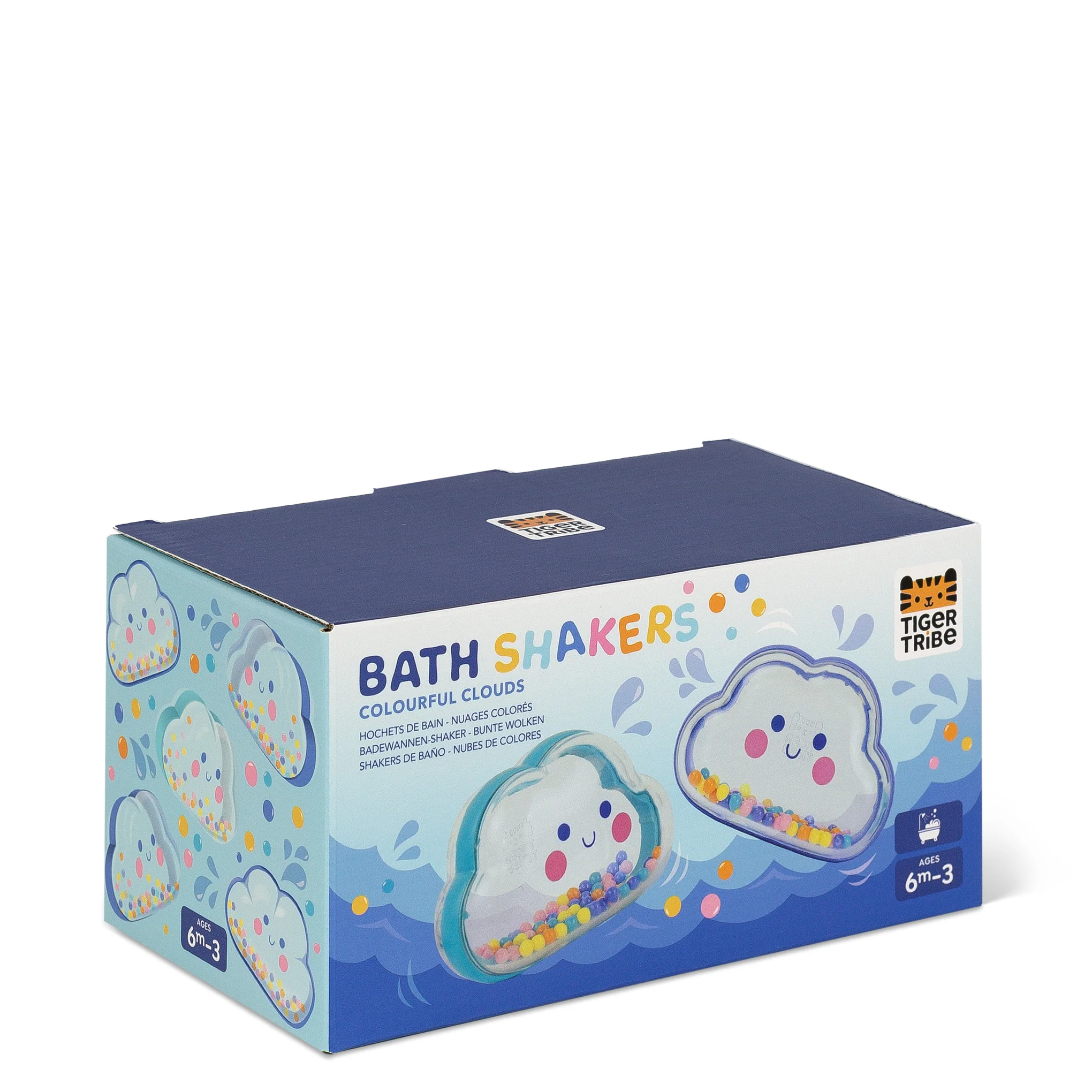 Les Petits Marmots | Hochet de bain - Nuages colorés 