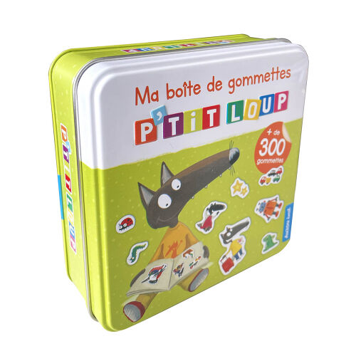 Les Petits Marmots | Boîte en métal de 300 gommettes - Pâques