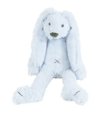 Les Petits Marmots | Lapin Richie 28cm - Bleu ciel
