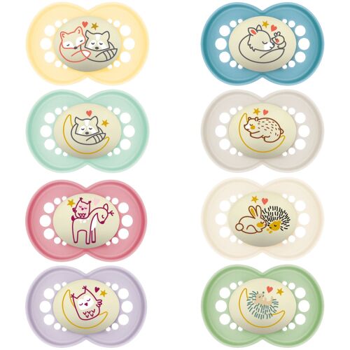 Les Petits Marmots | 2 sucettes Original Nuit - +6mois 