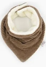 Les Petits Marmots | Cache-cou - Velours taupe