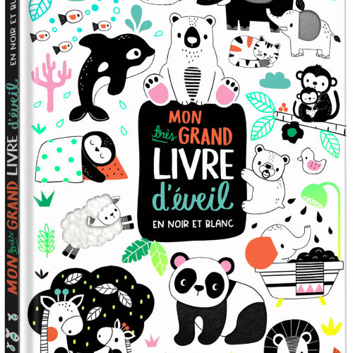 Les Petits Marmots | Mon très grand livre d'éveil - En noir et blanc