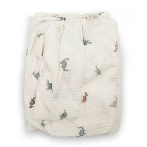 Les Petits Marmots | Drap housse 70*140 - Dinos