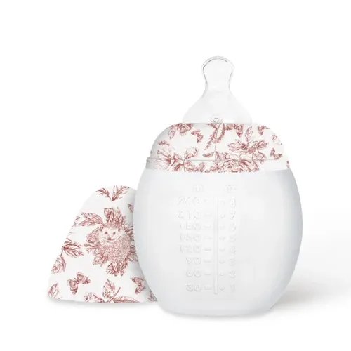 Les Petits Marmots | Biberon Elhée - Tartine & Chocolat "Toile de Jouy" Terracotta 240ml