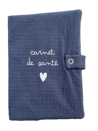 Les Petits Marmots | Protège carnet de santé bleu - Atelier Wagram