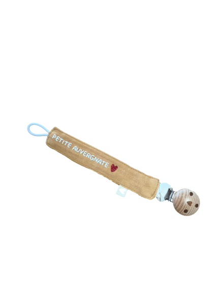 Les Petits Marmots | Attache tétine camel - Petite auvergnate