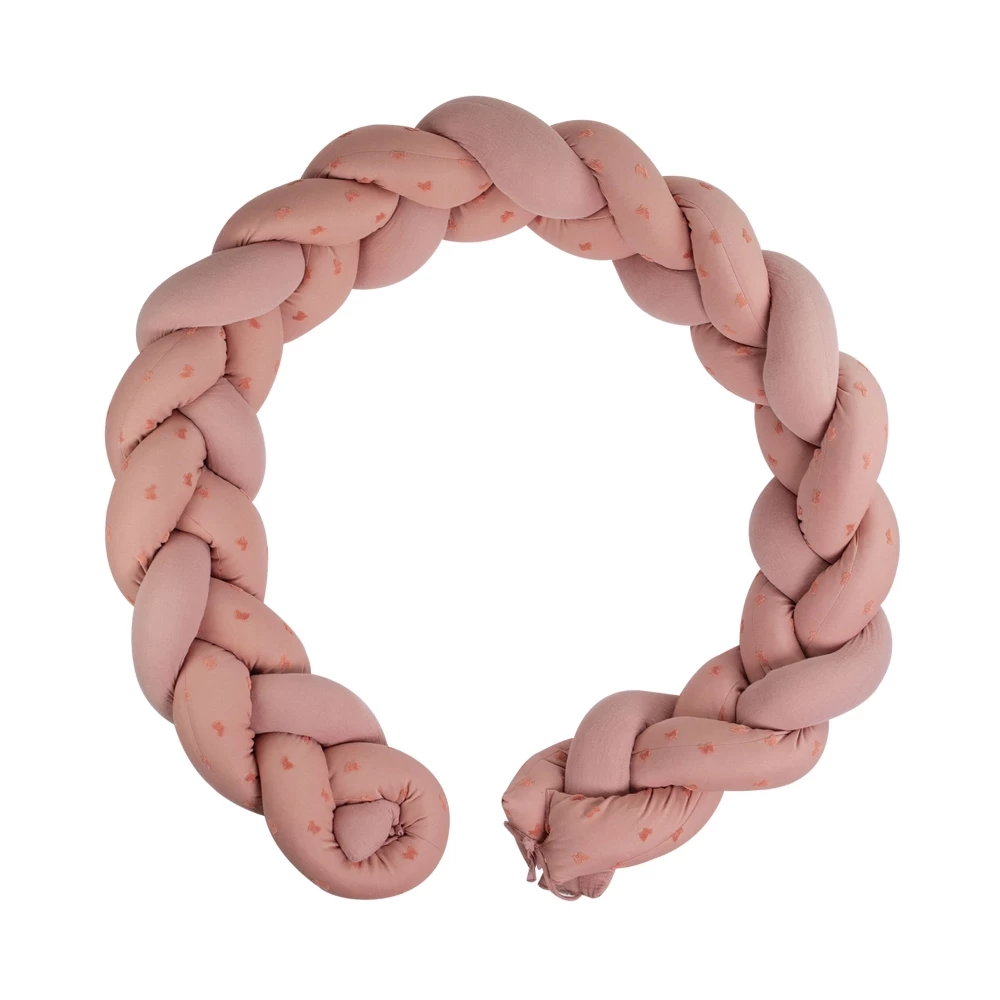 Les Petits Marmots | Tresse de lit 200cm - Terracotta