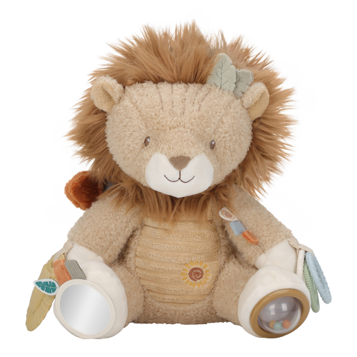 Les Petits Marmots | Peluche d'activités Lion - Safari friends