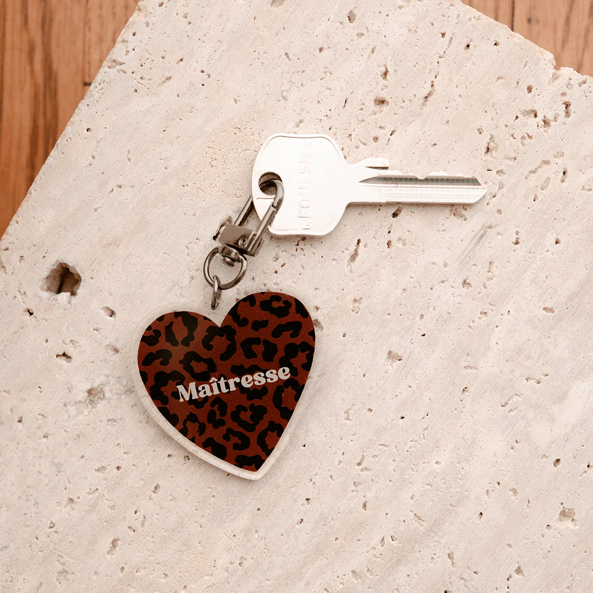 Les Petits Marmots | Porte-clés Léopard - Maîtresse