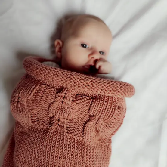 Les Petits Marmots | Cocoon de naissance Premium 0-6 mois - Terracotta
