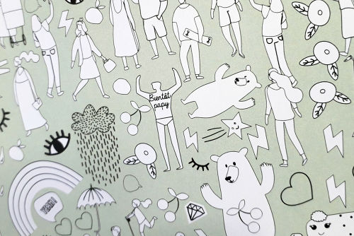 Les Petits Marmots | Poster - Cherche et trouve